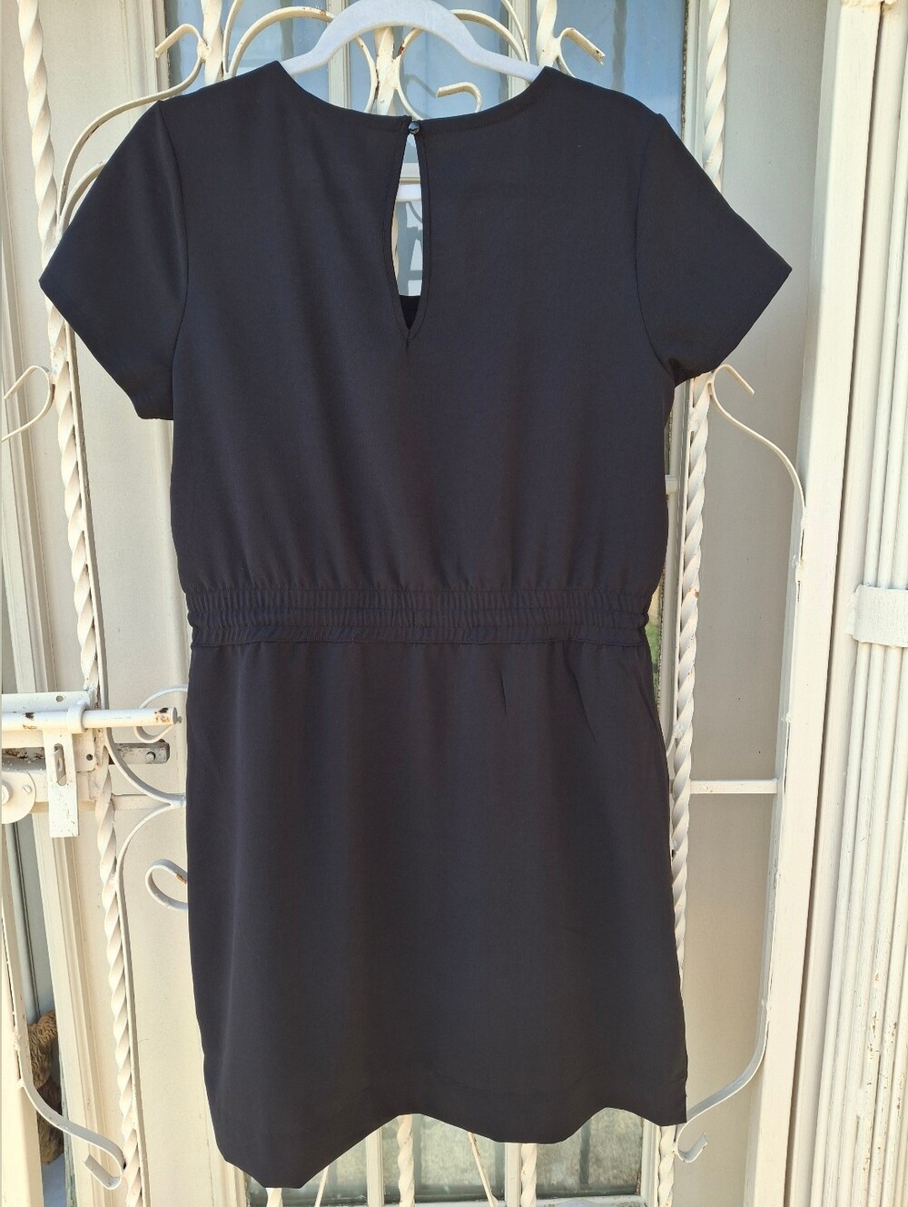 32 Degrees Soft Twill Black Drawstring Waist Dress Women Size Medium - Picture 8 of 16
